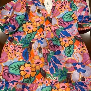 NWT THML floral dress